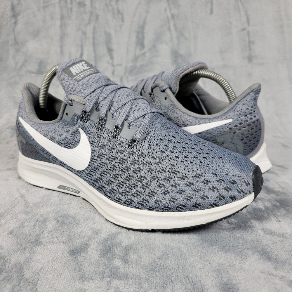Nike Air Zoom Pegasus 35 Gray Running Shoes Mens Size 8 942854-005